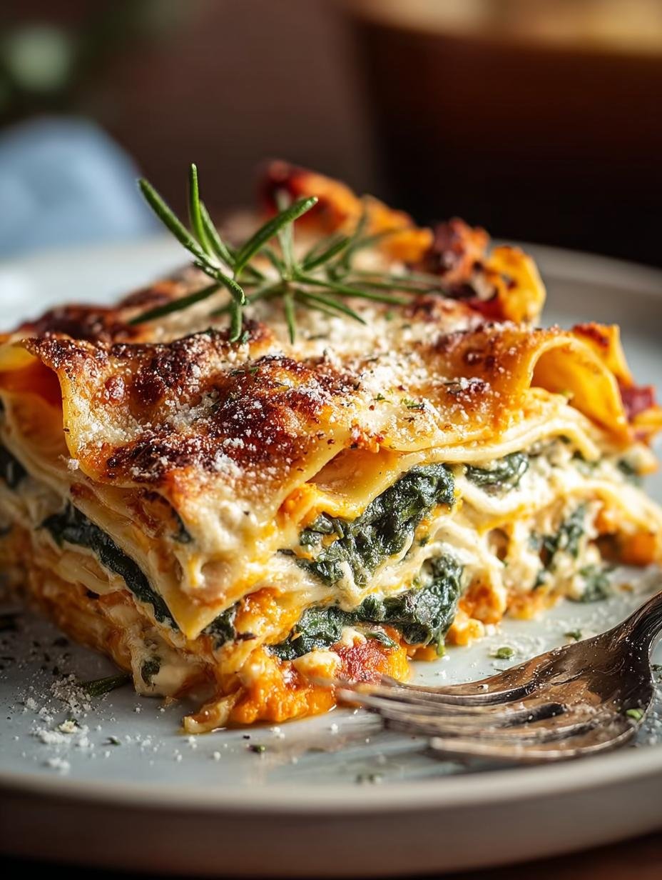 Butternut Squash Spinach Lasagna: 7 Irresistible Layers - Butternut Squash Spinach Lasagna - main visual representation