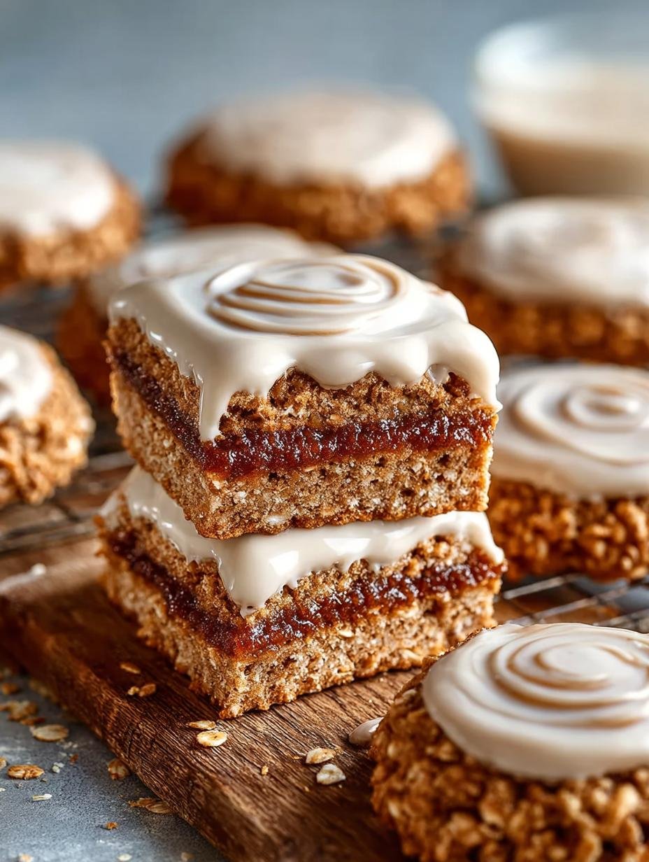 Chewy Iced Gingerbread Oatmeal Cookies You’ll Love - Chewy Iced Gingerbread Oatmeal - main visual representation