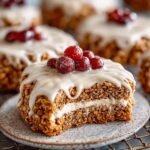 Chewy Iced Gingerbread Oatmeal