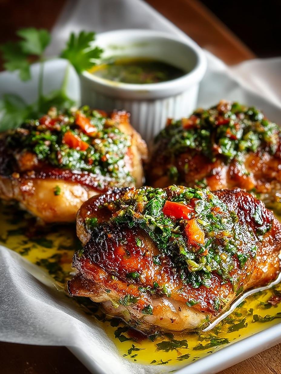 Chimichurri Chicken Thighs