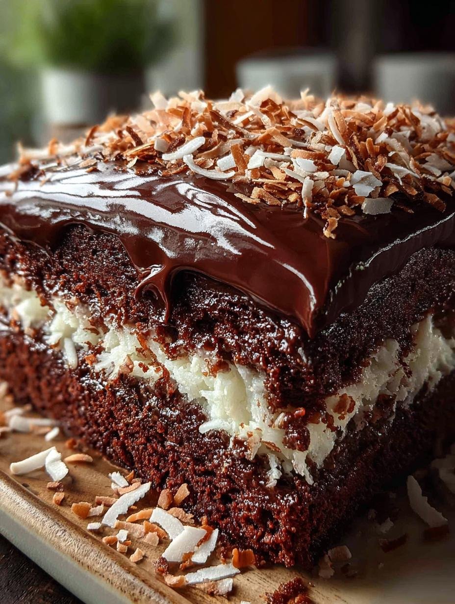 Indulge in 5 Layers of Choco Coconut Dream Cake - Choco Coconut Dream Cake - additional detail