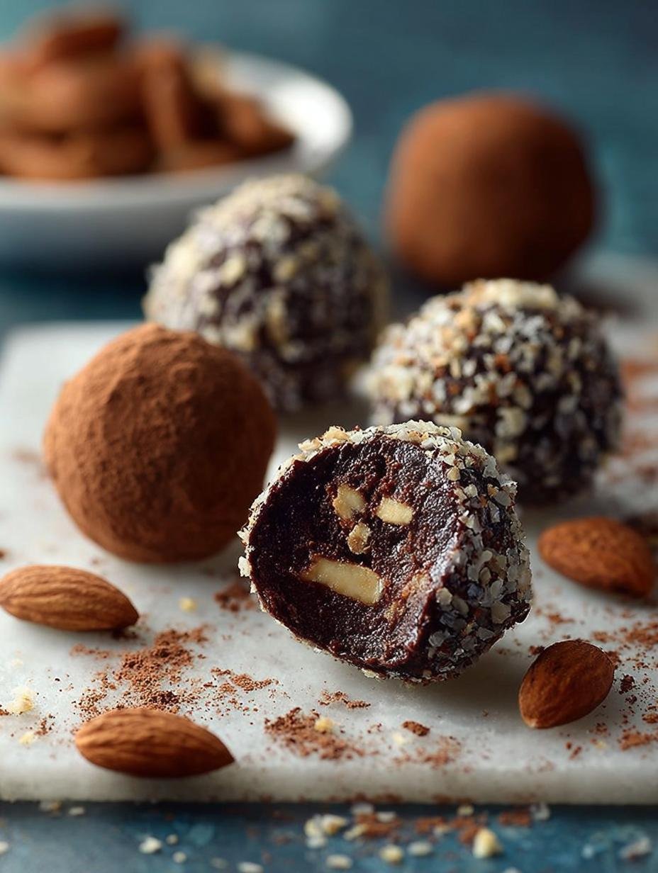 Delicious Chocolate Almond Truffles to Savor - Chocolate Almond Truffles - additional detail
