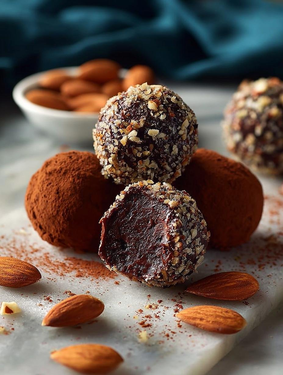 Chocolate Almond Truffles