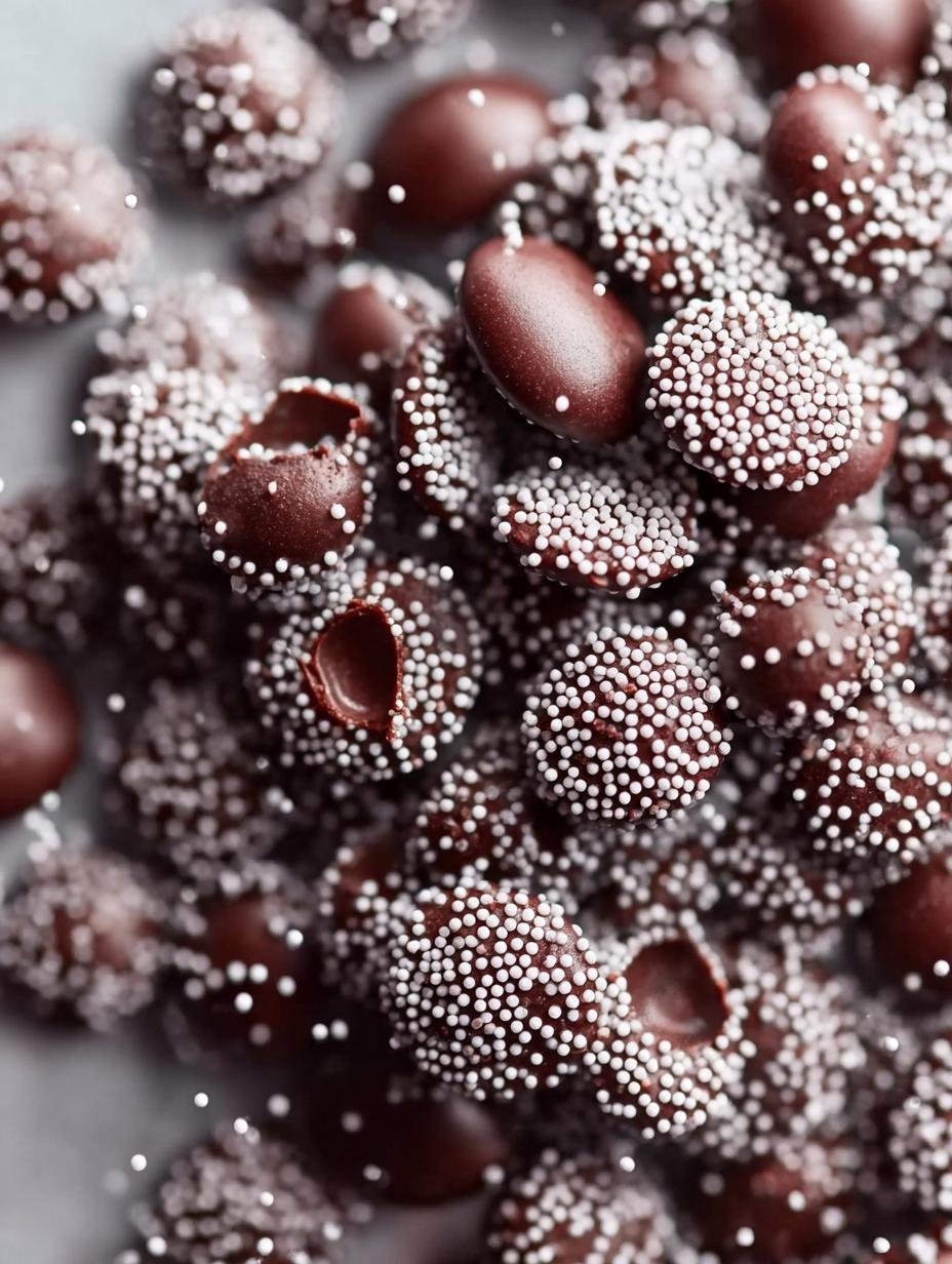 Irresistible Chocolate Nonpareils Candy Recipe - Chocolate Nonpareils Candy - additional detail