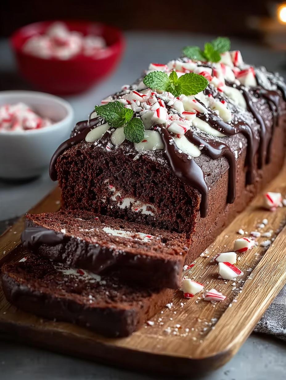 Chocolate Peppermint Loaf