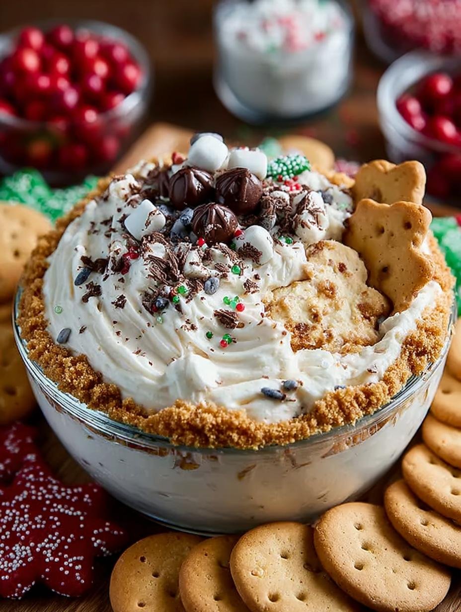 Delicious Christmas Cookie Dough Dip for Festive Gatherings - Christmas Cookie Dough Dip - main visual representation