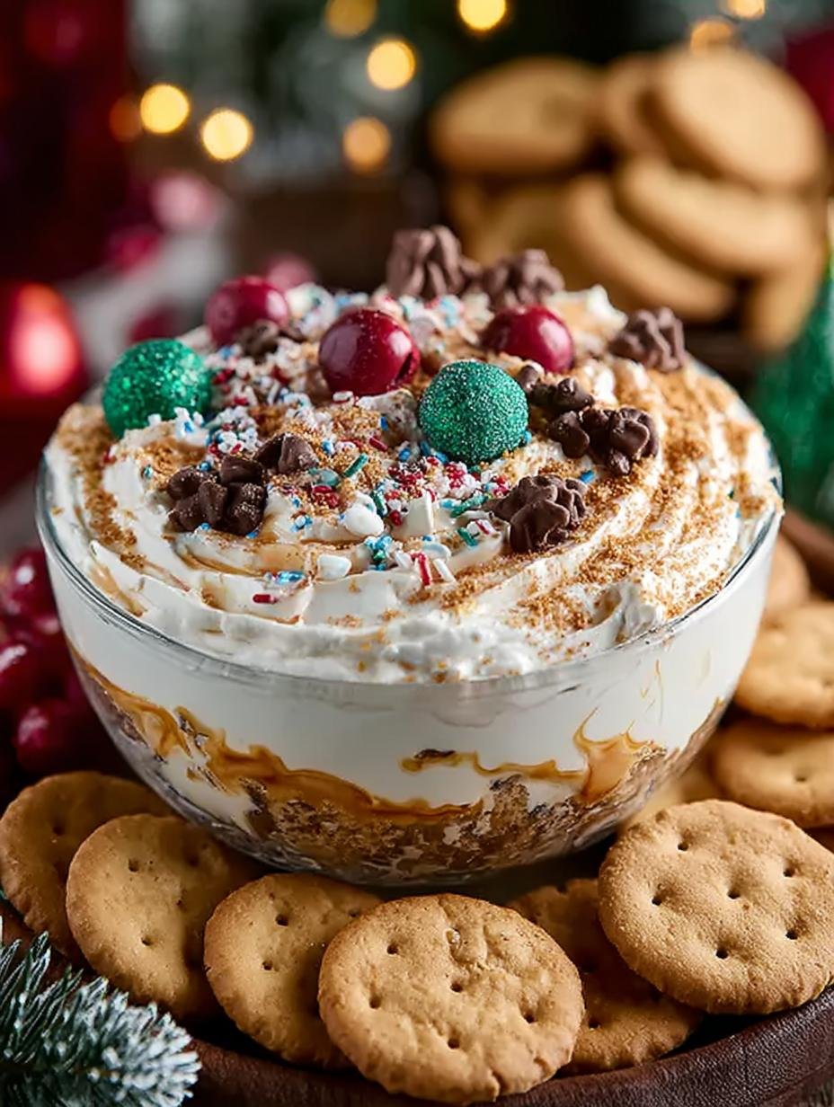 Christmas Cookie Dough Dip