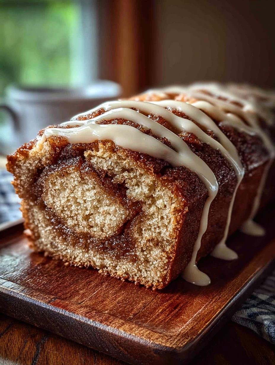 Cinnamon Roll Banana Bread