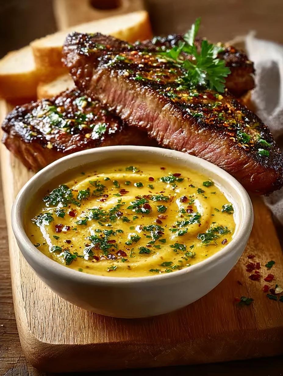 Bold and Zesty Cowboy Butter Dipping Sauce Recipe - Cowboy Butter Dipping Sauce - main visual representation