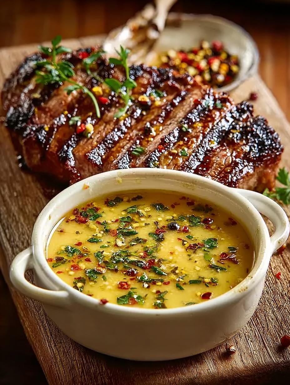 Cowboy Butter Dipping Sauce