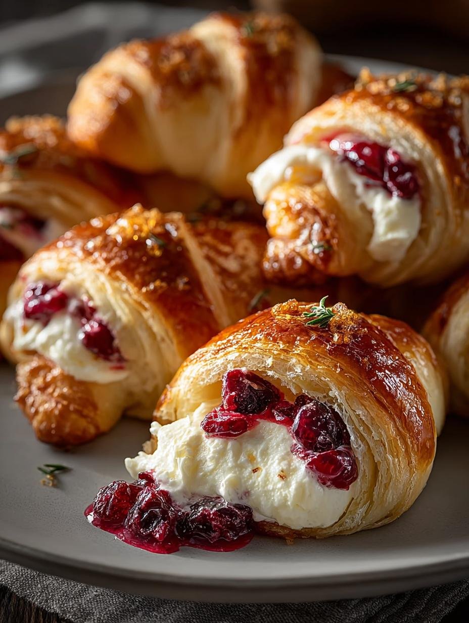 Cranberry Cream Cheese Crescent Bites: 16 Irresistible Treats - Cranberry Cream Cheese Crescent - main visual representation