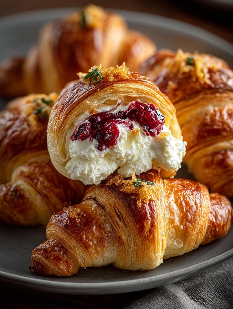 Cranberry Cream Cheese Crescent Bites: 16 Irresistible Treats - Cranberry Cream Cheese Crescent - additional detail