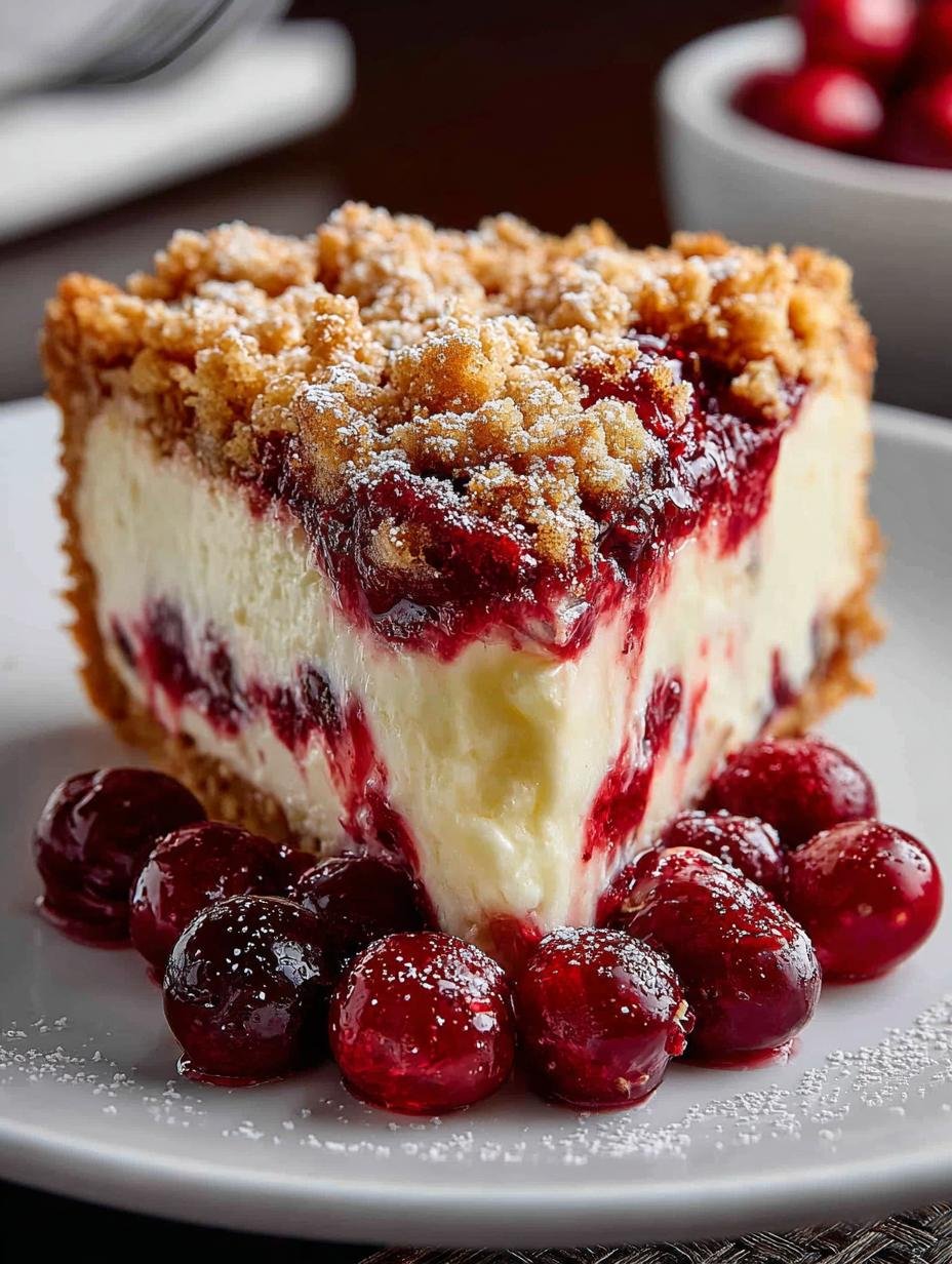 Cranberry Cream Cheese Crumb: 5 Festive Treats to Enjoy - Cranberry Cream Cheese Crumb - main visual representation