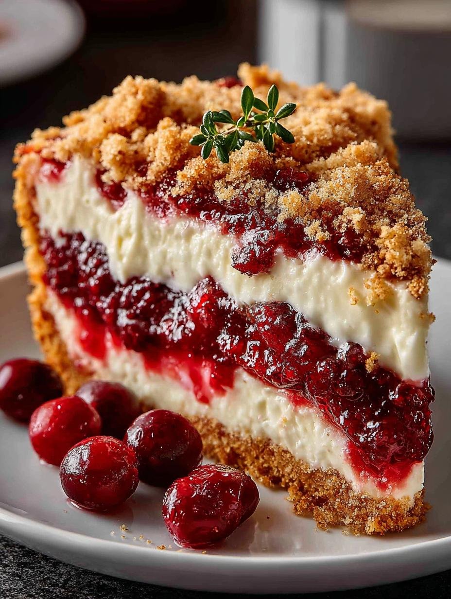 Cranberry Cream Cheese Crumb