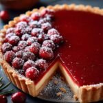 Cranberry Curd Tart