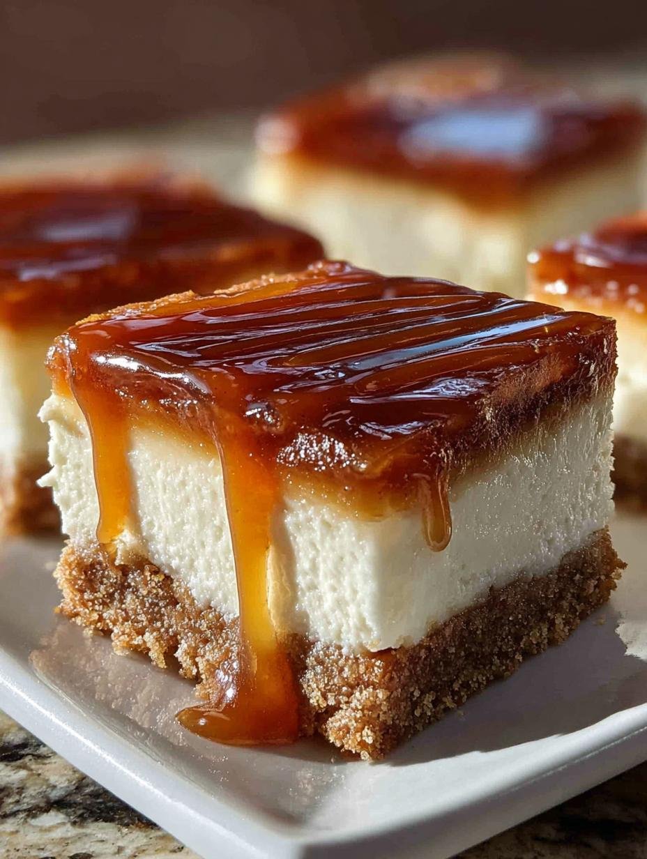 Creamy Caramel Cheesecake Bars: 12 Decadent Treats - Creamy Caramel Cheesecake Bars - additional detail