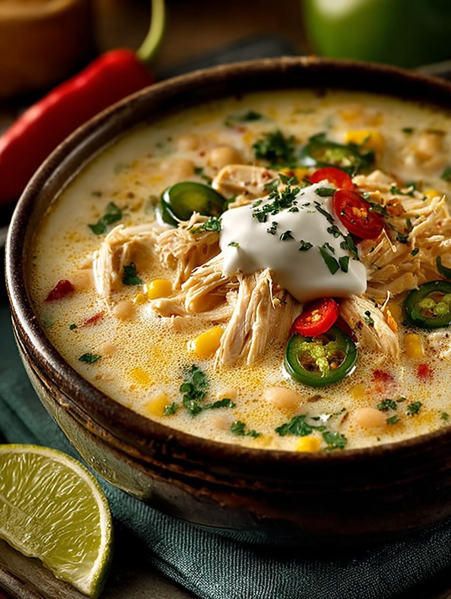 Creamy White Chicken Chili: 7 Comforting Ingredients - Creamy White Chicken Chili - additional detail