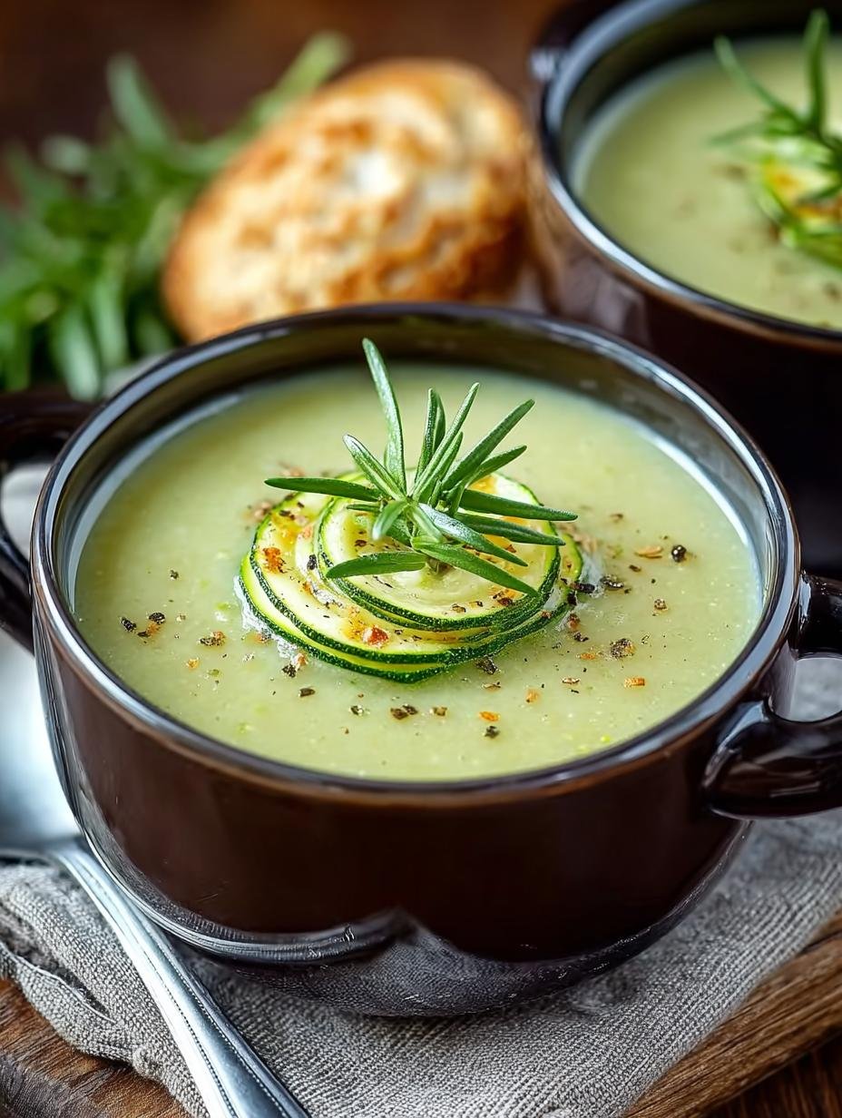 Creamy Zucchini Soup: 30-Minute Comfort Food Delight - Creamy Zucchini Soup - additional detail