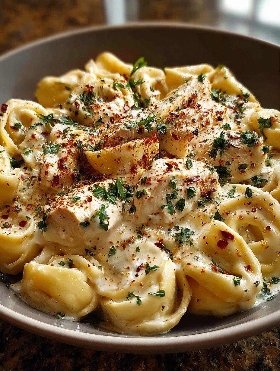 Crockpot Chicken Alfredo Tortellini: 6 Steps to Creamy Delight - Crockpot Chicken Alfredo Tortellini - additional detail