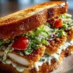 Crunchy Chicken Caesar Sandwich