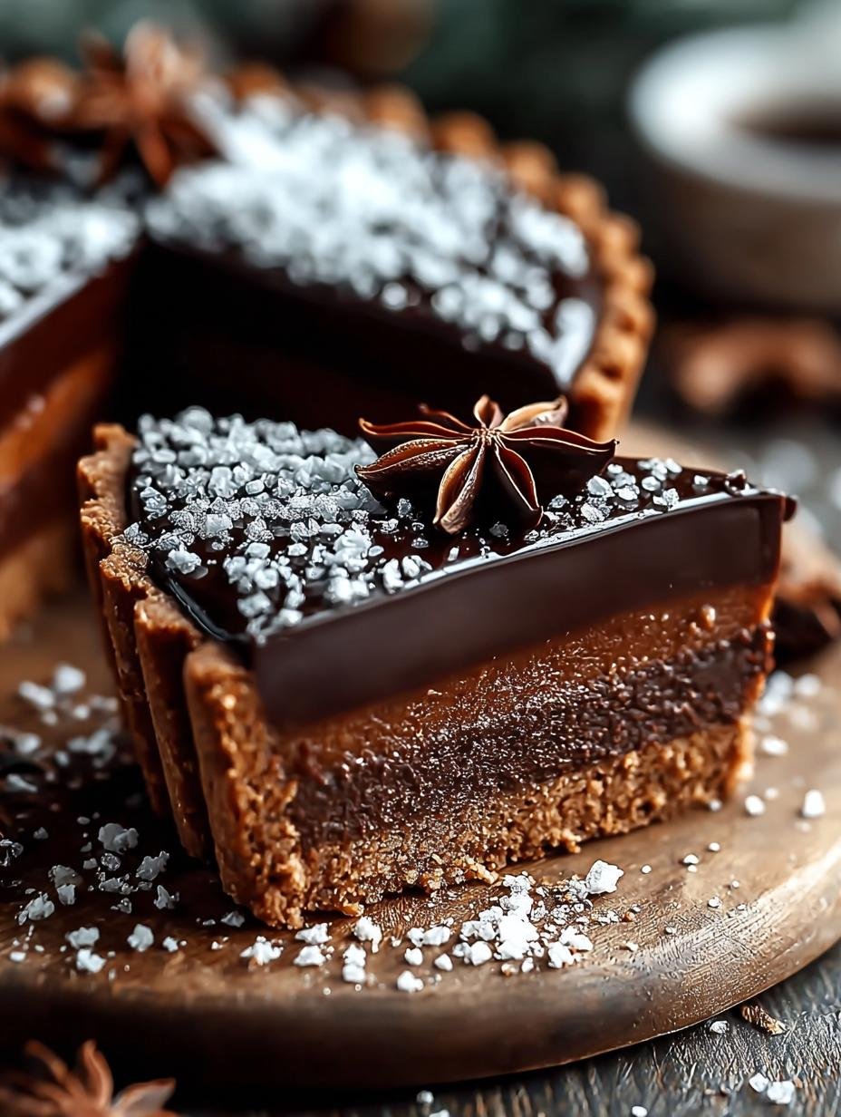 Decadent Vegan Chocolate Gingerbread Tart for the Holidays - Decadent Vegan Chocolate Gingerbread - main visual representation