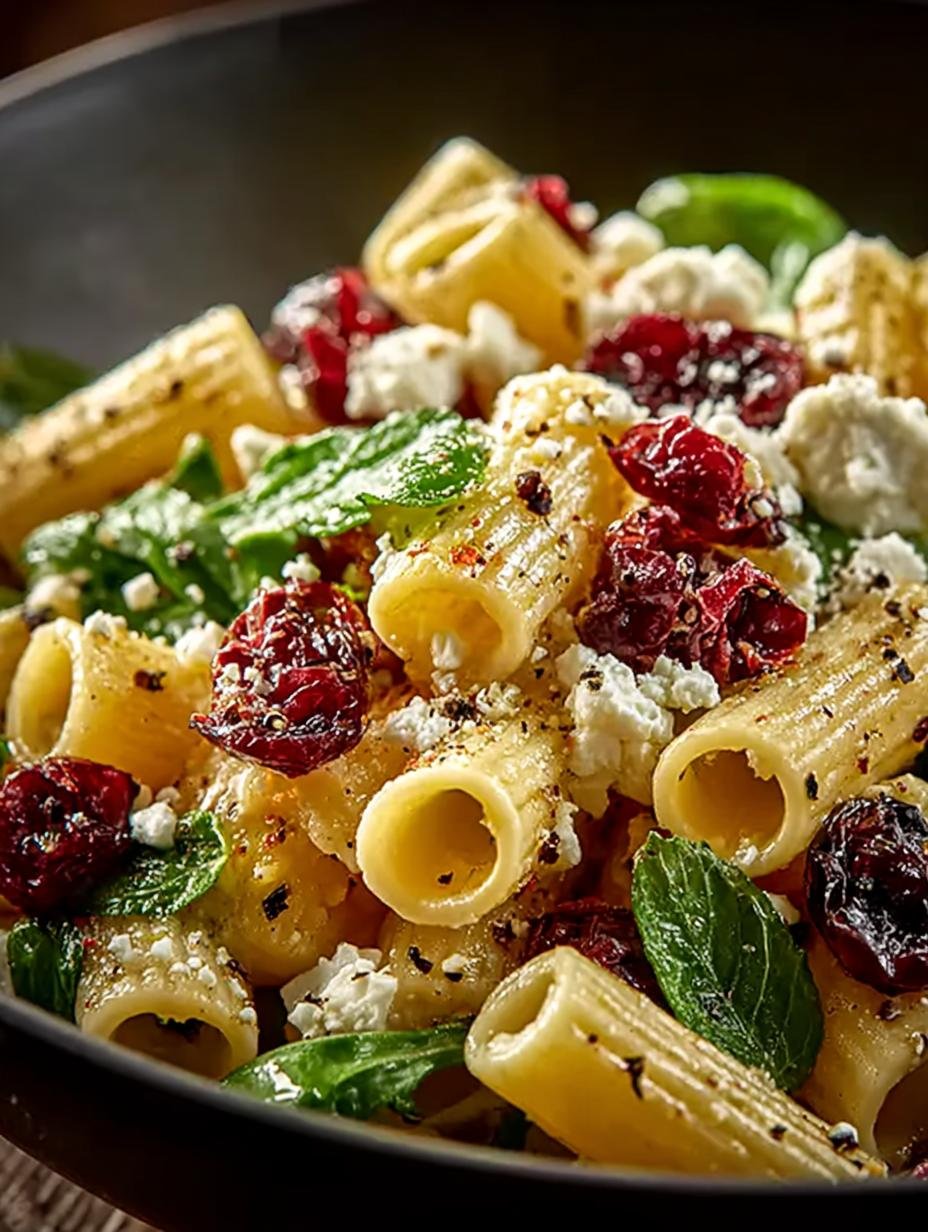 Feta Cranberry Rigatoni Salad: 5 Easy Steps to Delight - Feta Cranberry Rigatoni Salad - additional detail