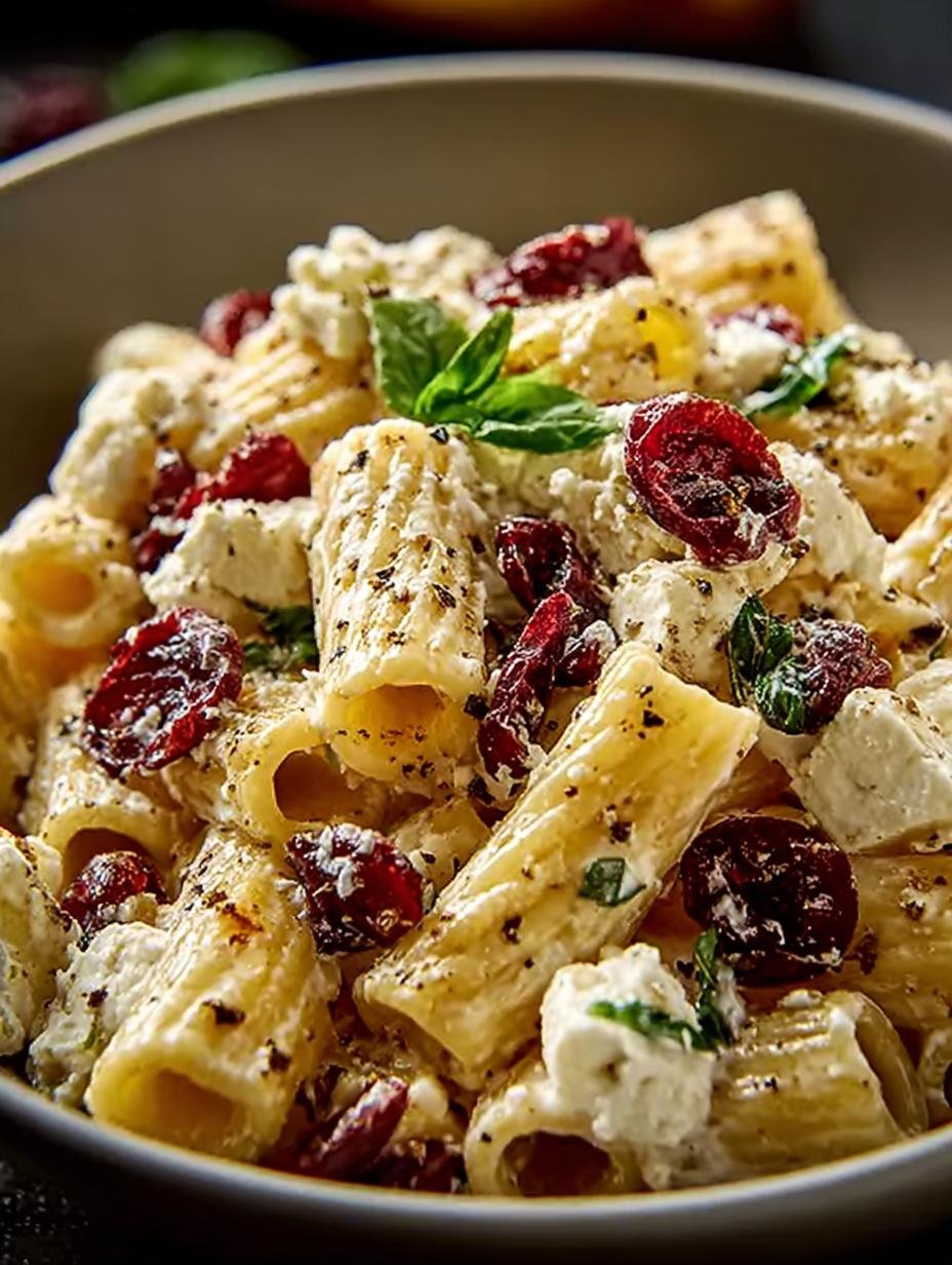 Feta Cranberry Rigatoni Salad: 5 Easy Steps to Delight