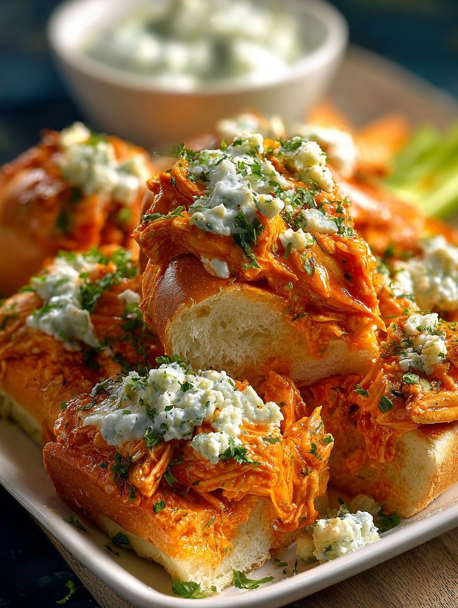 Flavor Packed Buffalo Chicken Sliders for Game Day Fun - Flavor Packed Buffalo Chicken - main visual representation
