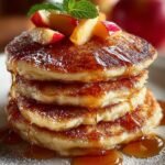 Fluffy Apple Cinnamon Pancakes
