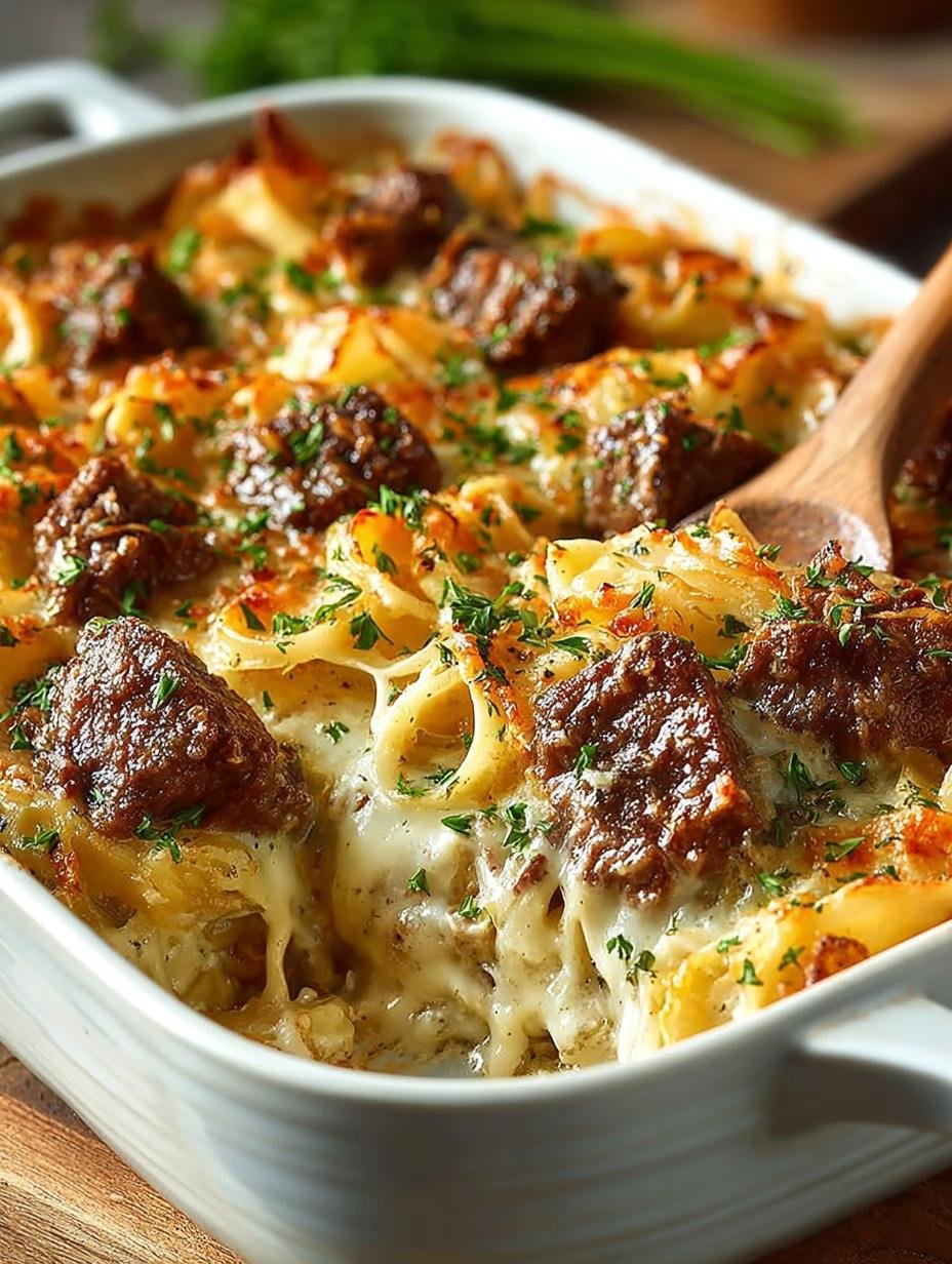 French Onion Beef Casserole