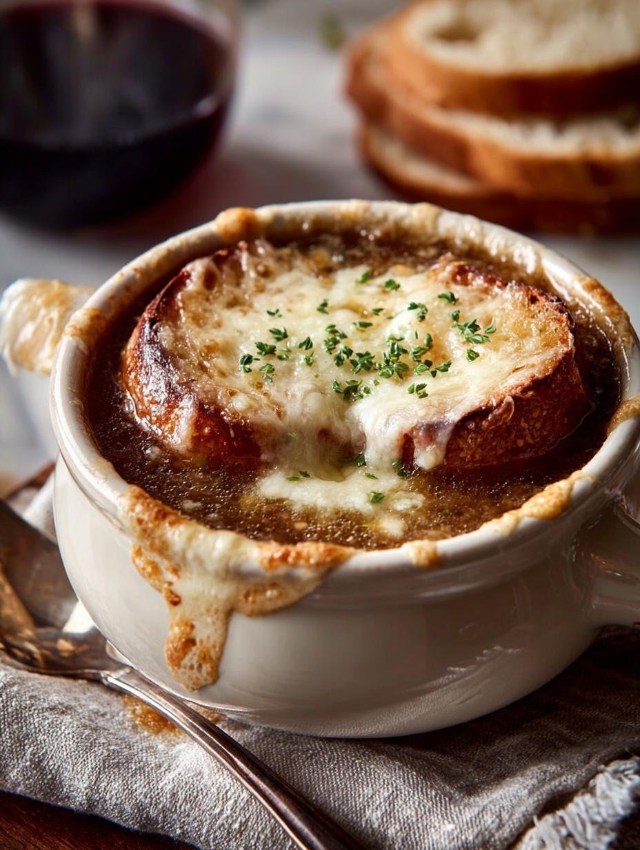 Classic French Onion Soup Recipe: A Comforting Delight - French Onion Soup - main visual representation