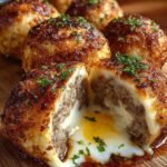 Garlic Parmesan Cheeseburger Bombs