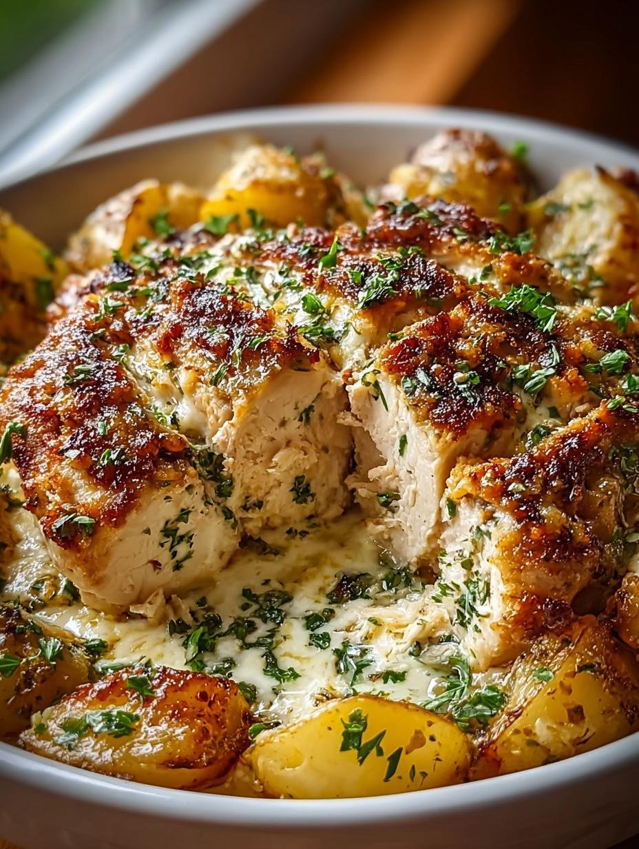 Garlic Parmesan Crockpot Chicken: 5-Star Flavor Made Easy - Garlic Parmesan Crockpot Chicken - main visual representation
