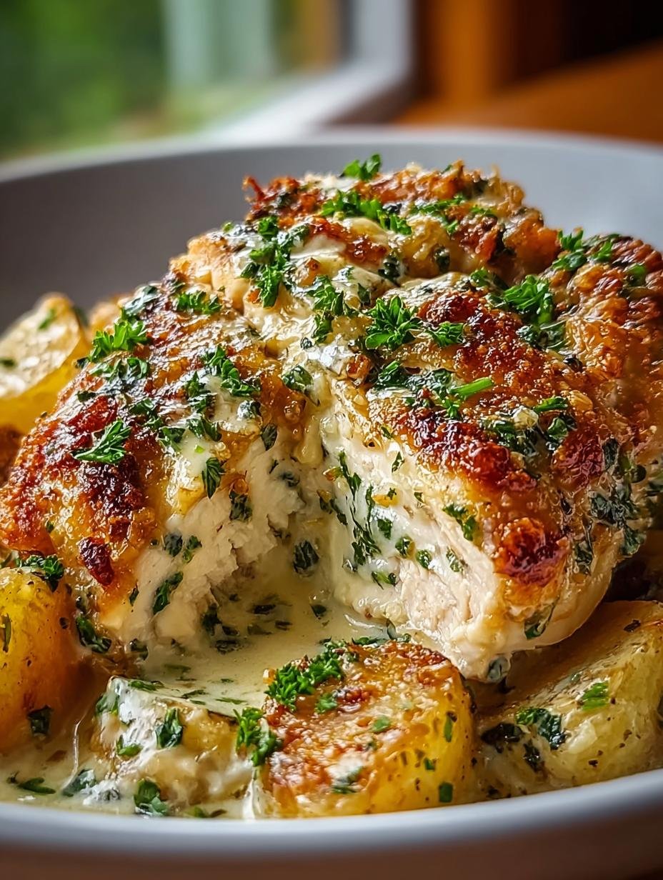 Garlic Parmesan Crockpot Chicken: 5-Star Flavor Made Easy - Garlic Parmesan Crockpot Chicken - additional detail