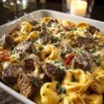 Golden Cheese Steak Tortellini