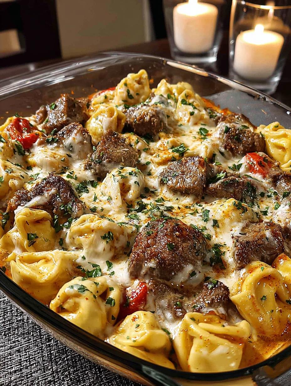 Golden Cheese Steak Tortellini: 6 Easy Steps to Delight - Golden Cheese Steak Tortellini - additional detail