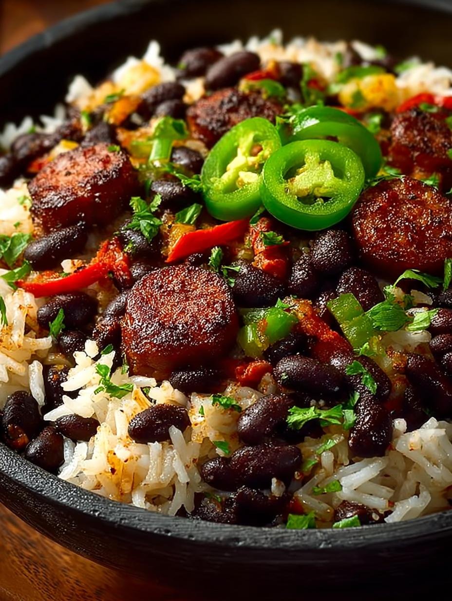 Hearty Black Beans Rice