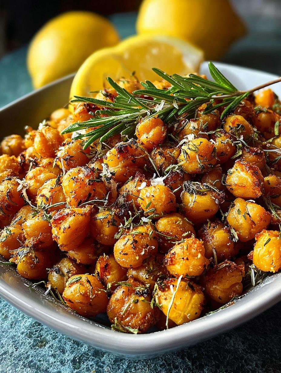 Lemon Herb Crunchy Chickpeas: 7 Irresistible Reasons - Lemon Herb Crunchy Chickpeas - additional detail