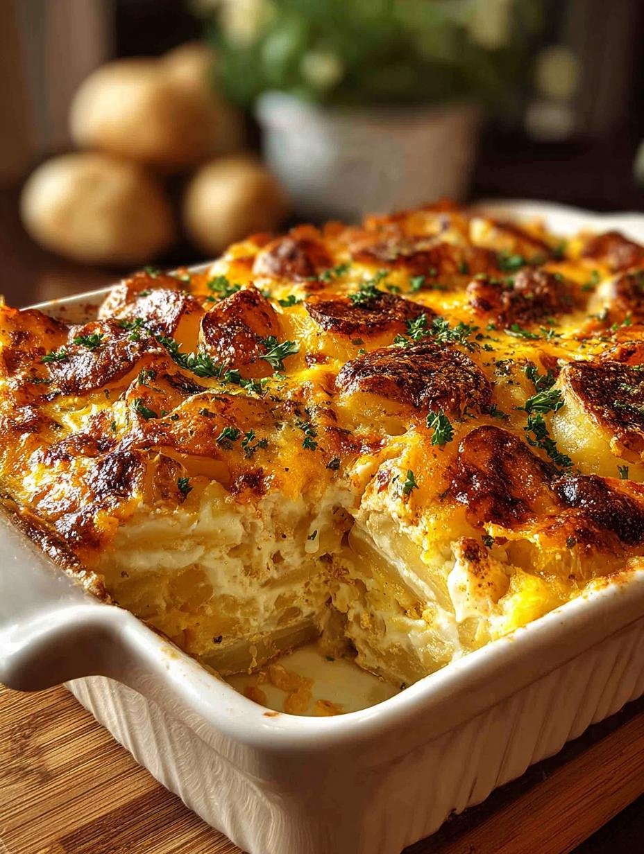Delicious Loaded Chicken Potato Casserole Recipe - Loaded Chicken Potato Casserole - main visual representation