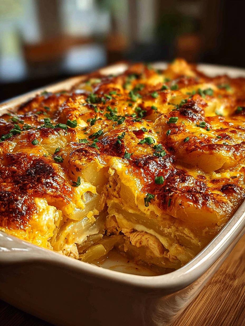 Delicious Loaded Chicken Potato Casserole Recipe - Loaded Chicken Potato Casserole - additional detail