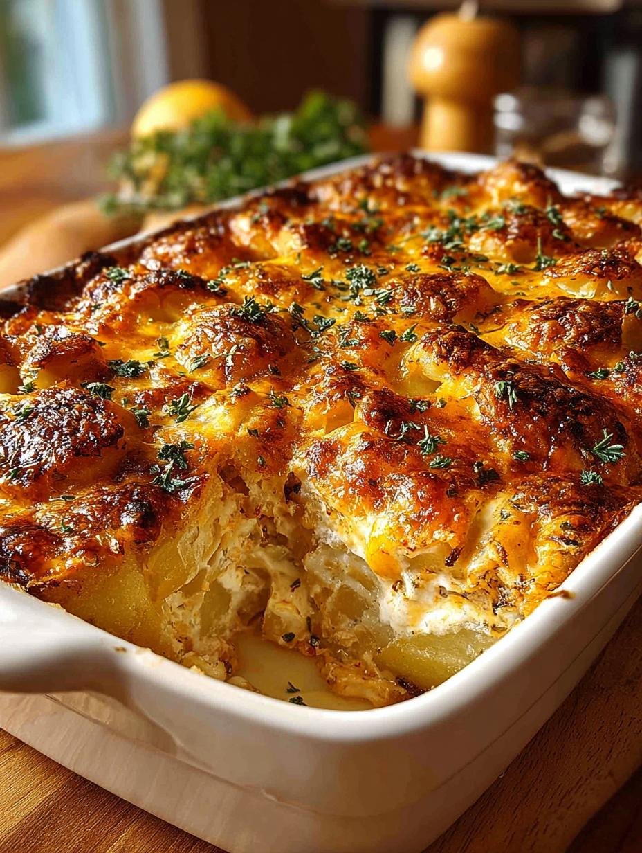 Loaded Chicken Potato Casserole