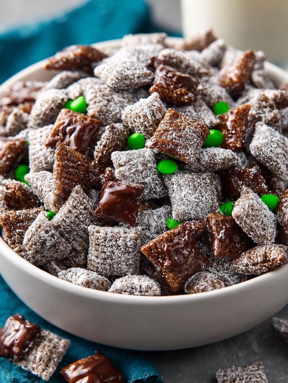Mint Chocolate Puppy Chow
