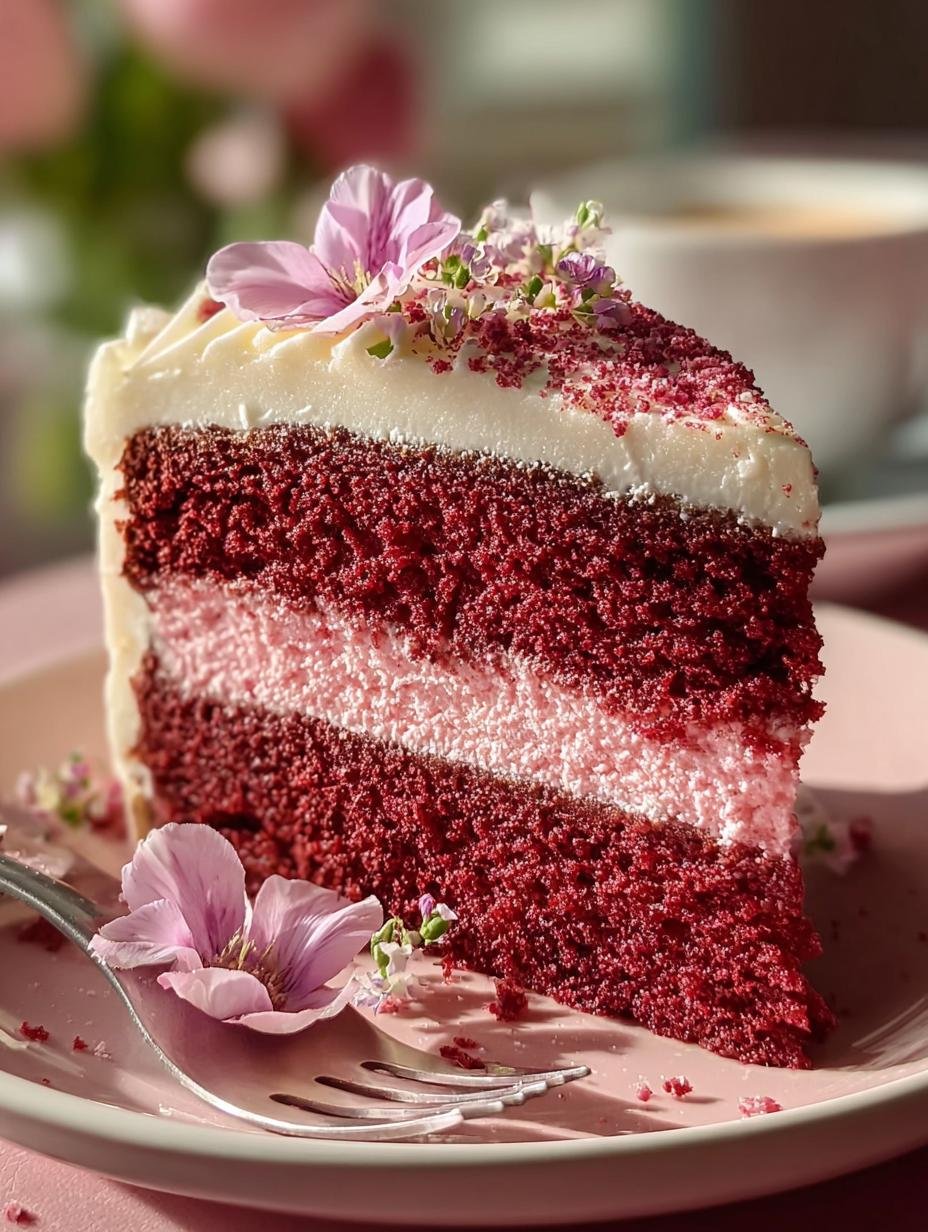 Mothers Day Pink Velvet Cake: A Heartfelt Delight - Mothers Day Pink Velvet - additional detail