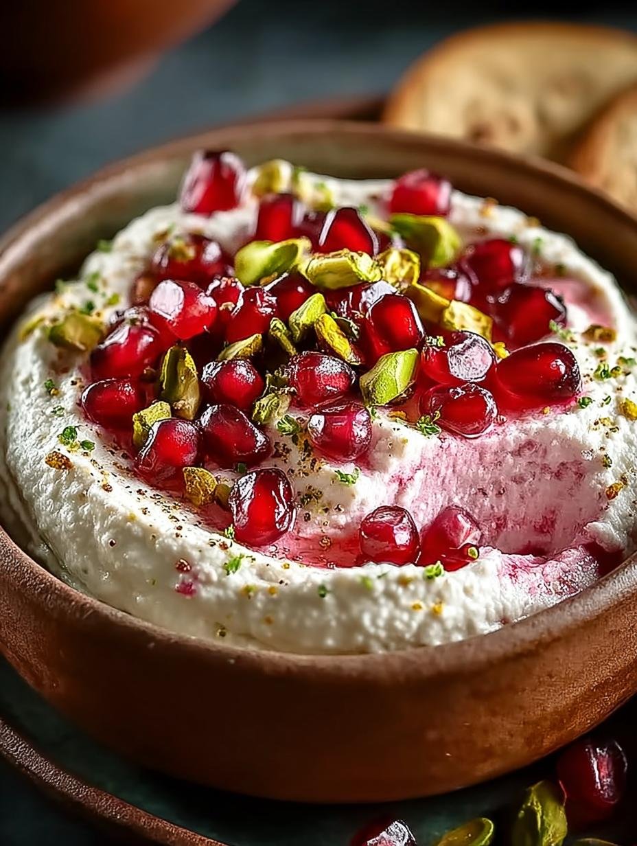 Pomegranate Pistachio Whipped Feta: 5 Decadent Layers - Pomegranate Pistachio Whipped Feta - main visual representation
