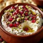 Pomegranate Pistachio Whipped Feta