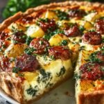 Potato Sausage Quiche