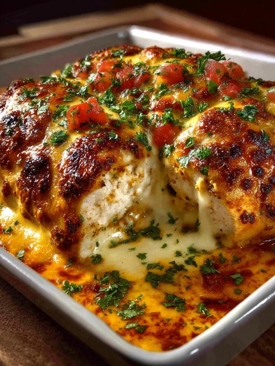 Queso Chicken Bake: 5 Irresistible Tex-Mex Delights - Queso Chicken Bake - additional detail