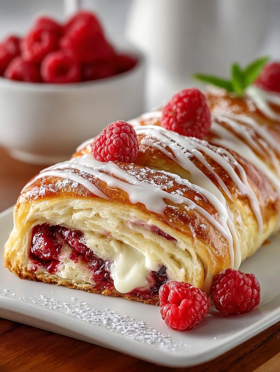 Raspberry Breakfast Braid