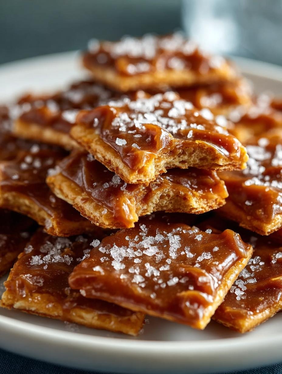 Salted Caramel Cracker Bites: 5 Irresistible Sweet Treats - Salted Caramel Cracker Bites - main visual representation