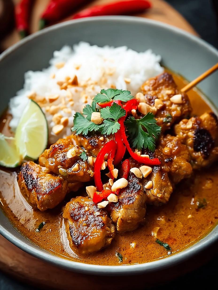 Mouthwatering Slow Cooker Satay Chicken for Effortless Dinners - Slow Cooker Satay Chicken - main visual representation